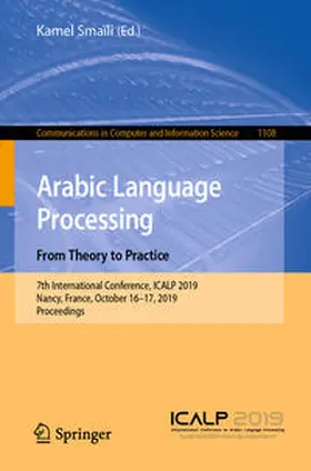 Smaïli |  Arabic Language Processing: From Theory to Practice | eBook | Sack Fachmedien