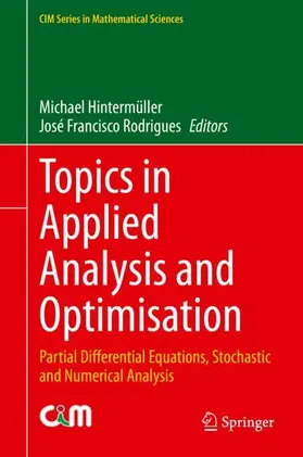 Rodrigues / Hintermüller |  Topics in Applied Analysis and Optimisation | Buch |  Sack Fachmedien