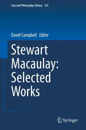 Campbell | Stewart Macaulay: Selected Works | E-Book | www.sack.de