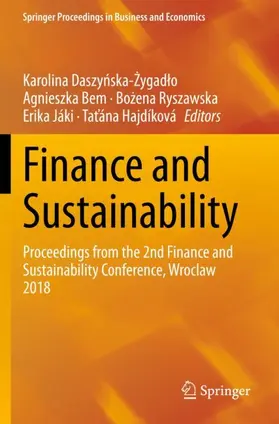 Daszynska-Zygadlo / Daszynska-Zygadlo / Bem |  Finance and Sustainability | Buch |  Sack Fachmedien