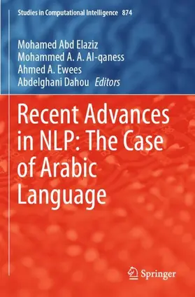 Abd Elaziz / Al-qaness / Ewees |  Recent Advances in NLP: The Case of Arabic Language | Buch |  Sack Fachmedien