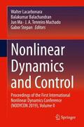 Lacarbonara / Balachandran / Stepan |  Nonlinear Dynamics and Control | Buch |  Sack Fachmedien