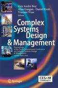 Boy / Vion / Guegan |  Complex Systems Design & Management | Buch |  Sack Fachmedien