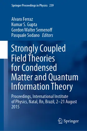 Ferraz / Gupta / Semenoff |  Strongly Coupled Field Theories for Condensed Matter and Quantum Information Theory | eBook | Sack Fachmedien