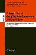 Pergl / Babkin / Merunka |  Enterprise and Organizational Modeling and Simulation | Buch |  Sack Fachmedien