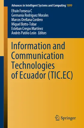 Fosenca C / Rodríguez Morales / Orellana Cordero |  Information and Communication Technologies of Ecuador (TIC.EC) | eBook | Sack Fachmedien