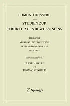 Husserl / Melle / Vongehr |  Studien zur Struktur des Bewusstseins | eBook | Sack Fachmedien