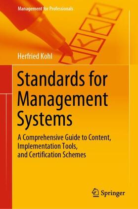 Kohl | Standards for Management Systems | Buch | 978-3-030-35831-0 | sack.de