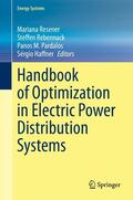 Resener / Rebennack / Pardalos |  Handbook of Optimization in Electric Power Distribution Systems | eBook | Sack Fachmedien