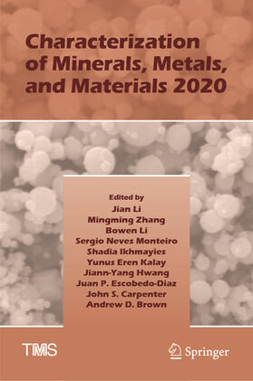 Li / Zhang / Monteiro |  Characterization of Minerals, Metals, and Materials 2020 | eBook | Sack Fachmedien