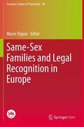 Digoix |  Same-Sex Families and Legal Recognition in Europe | Buch |  Sack Fachmedien