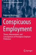 Berghaus |  Conspicuous Employment | Buch |  Sack Fachmedien
