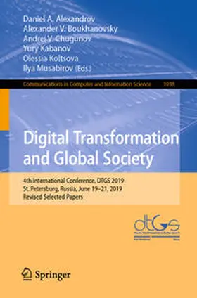 Alexandrov / Boukhanovsky / Chugunov |  Digital Transformation and Global Society | eBook | Sack Fachmedien