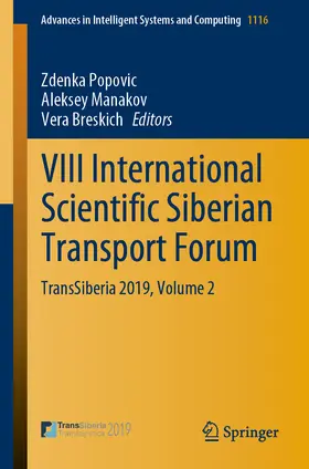 Popovic / Manakov / Breskich |  VIII International Scientific Siberian Transport Forum | eBook | Sack Fachmedien
