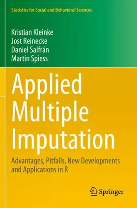 Kleinke / Spiess / Reinecke |  Applied Multiple Imputation | Buch |  Sack Fachmedien