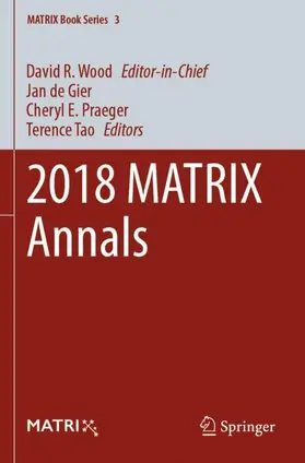 de Gier / Tao / Praeger |  2018 MATRIX Annals | Buch |  Sack Fachmedien