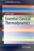 Gedde |  Essential Classical Thermodynamics | Buch |  Sack Fachmedien