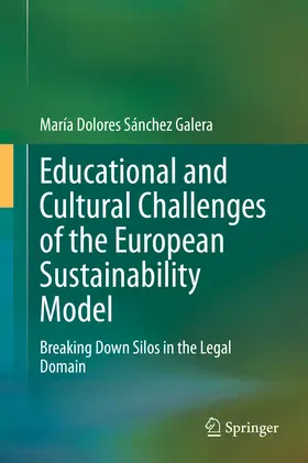 Sánchez Galera | Educational and Cultural Challenges of the European Sustainability Model | E-Book | www.sack.de