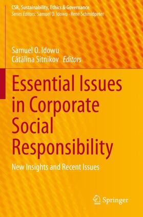 Sitnikov / Idowu |  Essential Issues in Corporate Social Responsibility | Buch |  Sack Fachmedien