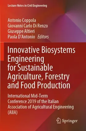 Coppola / D'Antonio / Di Renzo |  Innovative Biosystems Engineering for Sustainable Agriculture, Forestry and Food Production | Buch |  Sack Fachmedien
