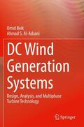 Al-Adsani / Beik |  DC Wind Generation Systems | Buch |  Sack Fachmedien