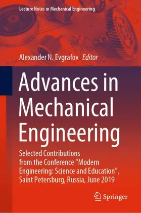 Evgrafov |  Advances in Mechanical Engineering | Buch |  Sack Fachmedien