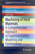 Patel G. C. / Chate / Parappagoudar |  Machining of Hard Materials | eBook | Sack Fachmedien