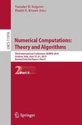 Kvasov / Sergeyev |  Numerical Computations: Theory and Algorithms | Buch |  Sack Fachmedien