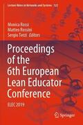 Rossi / Terzi / Rossini |  Proceedings of the 6th European Lean Educator Conference | Buch |  Sack Fachmedien