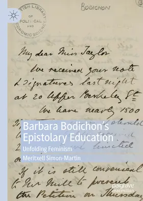 Simon-Martin |  Barbara Bodichon’s Epistolary Education | eBook | Sack Fachmedien