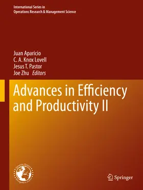 Aparicio / Lovell / Pastor | Advances in Efficiency and Productivity II | E-Book | sack.de