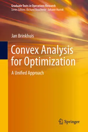 Brinkhuis |  Convex Analysis for Optimization | eBook | Sack Fachmedien