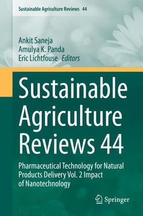 Saneja / Lichtfouse / Panda |  Sustainable  Agriculture Reviews 44 | Buch |  Sack Fachmedien