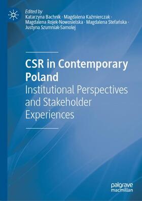 Bachnik / Kazmierczak / Kazmierczak |  CSR in Contemporary Poland | Buch |  Sack Fachmedien