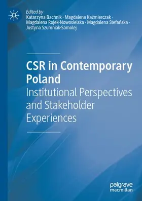 Bachnik / Kazmierczak / Kazmierczak |  CSR in Contemporary Poland | Buch |  Sack Fachmedien