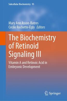 Rochette-Egly / Asson-Batres | The Biochemistry of Retinoid Signaling III | Buch | 978-3-030-42280-6 | sack.de