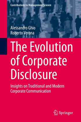 Ghio / Verona |  The Evolution of Corporate Disclosure | eBook | Sack Fachmedien