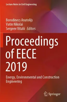 Anatolijs / Vitalii / Nikolai |  Proceedings of EECE 2019 | Buch |  Sack Fachmedien