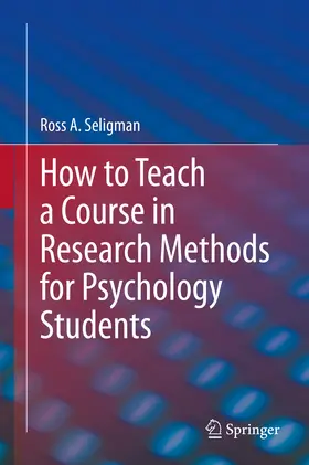 Seligman | How to Teach a Course in Research Methods for Psychology Students | E-Book | www.sack.de