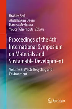Safi / Daoui / Mechakra | Proceedings of the 4th International Symposium on Materials and Sustainable Development | E-Book | sack.de