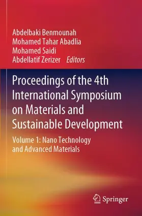 Benmounah / Zerizer / Abadlia |  Proceedings of the 4th International Symposium on Materials and Sustainable Development | Buch |  Sack Fachmedien