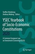 Moberg / Hindelang |  YSEC Yearbook of Socio-Economic Constitutions 2020 | Buch |  Sack Fachmedien