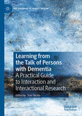Stickle |  Learning from the Talk of Persons with Dementia | eBook | Sack Fachmedien