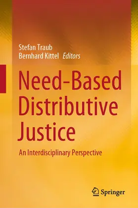 Kittel / Traub |  Need-Based Distributive Justice | Buch |  Sack Fachmedien