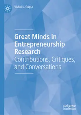Gupta | Great Minds in Entrepreneurship Research | E-Book | sack.de