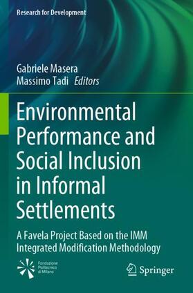 Tadi / Masera | Environmental Performance and Social Inclusion in Informal Settlements | Buch | 978-3-030-44354-2 | sack.de