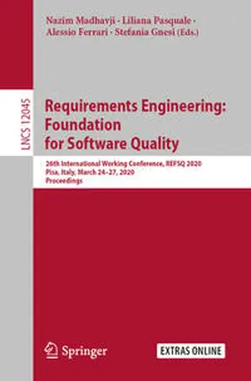 Madhavji / Pasquale / Ferrari |  Requirements Engineering: Foundation for Software Quality | eBook | Sack Fachmedien