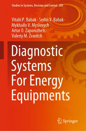 Babak / Myslovych / Zaporozhets | Diagnostic Systems For Energy Equipments | E-Book | sack.de