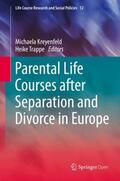 Trappe / Kreyenfeld |  Parental Life Courses after Separation and Divorce in Europe | Buch |  Sack Fachmedien