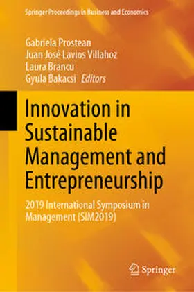 Prostean / Lavios Villahoz / Brancu | Innovation in Sustainable Management and Entrepreneurship | E-Book | sack.de